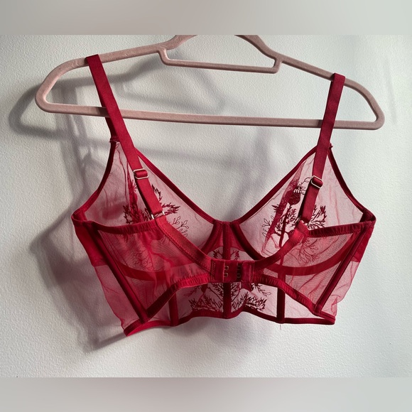 Thistle And Spire Verona Embroidered Longline Bra 34 DD - Picture 8 of 13